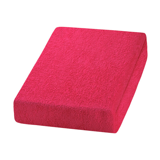 Bezug für Kosmetik- und Massageliege Terry 190 x 60 cm Fuchsie