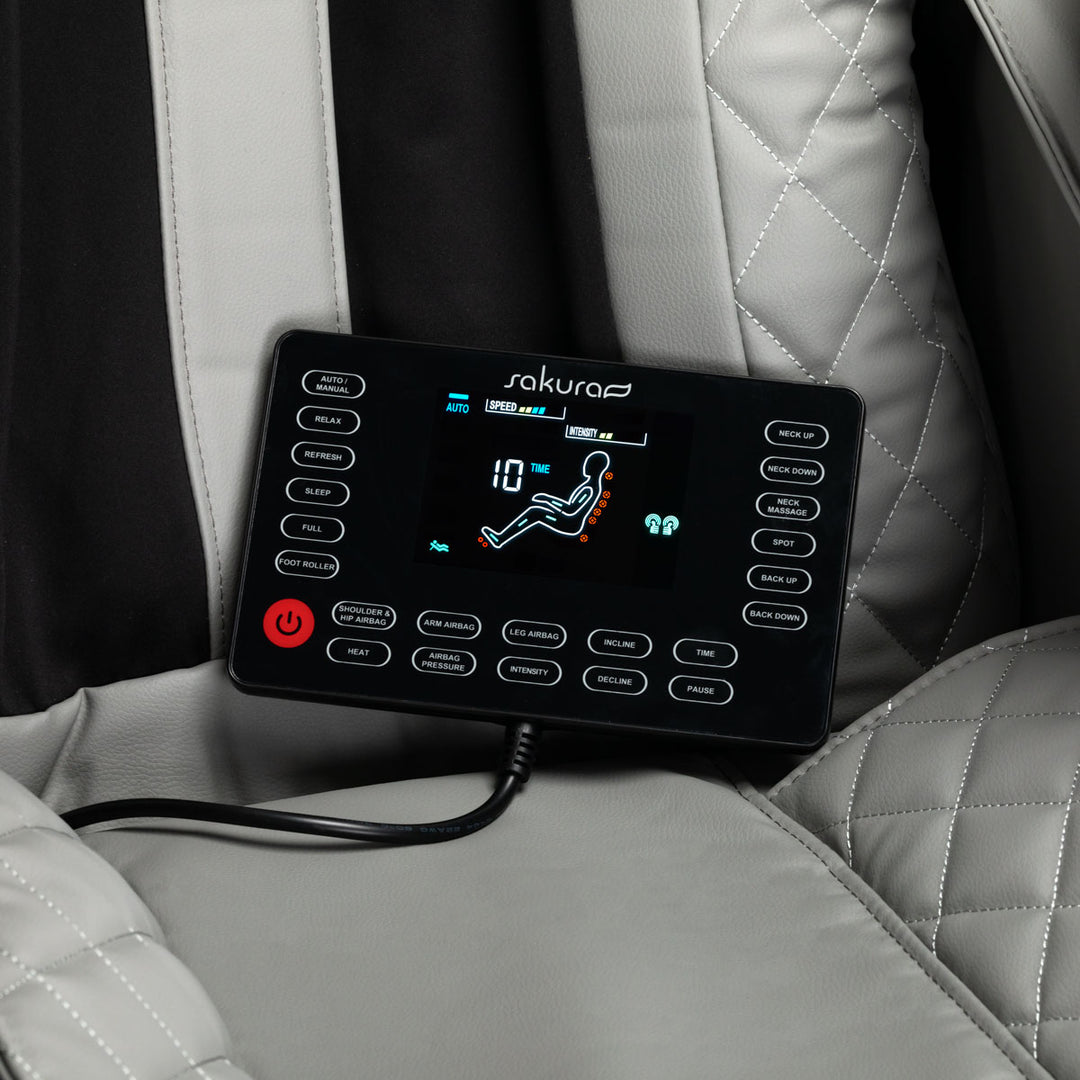 Massagesessel Elektrisch Sakura Standard 801 Grau - Bild 10