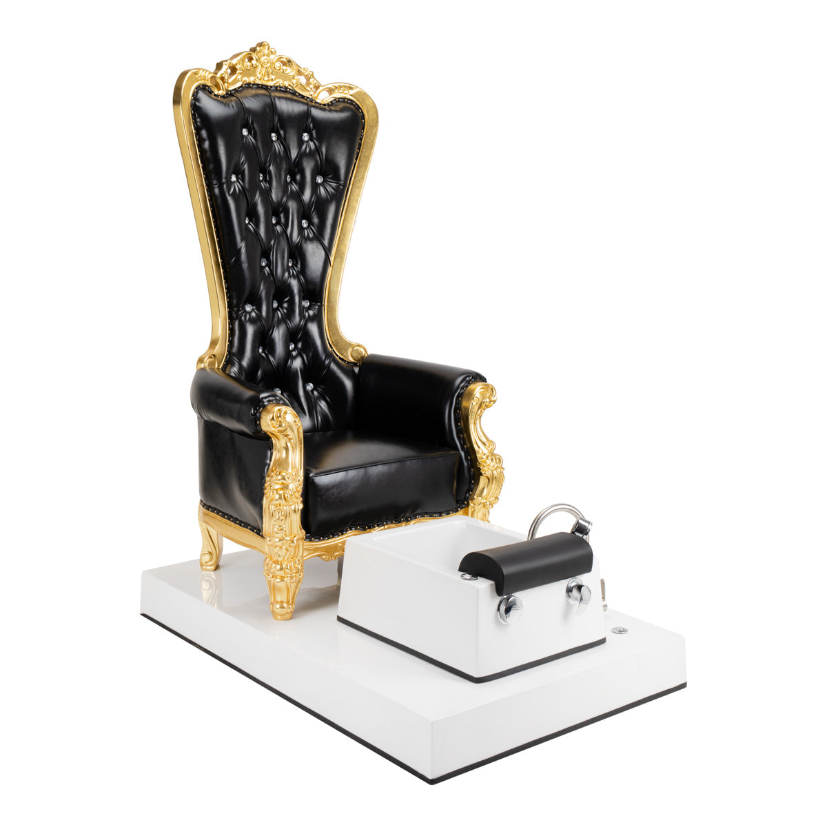 Spa Kosmetikliege Tron Schwarz Gold 1