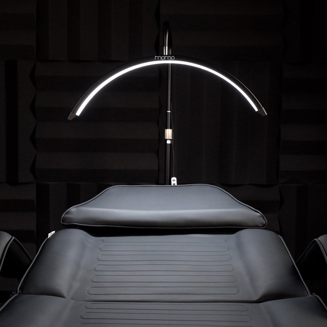 Wimpernlampe LED mit Stativ und einstellbarer Farb- und Lichtintensität Momo Moon MX6 Schwarz - Bild 14