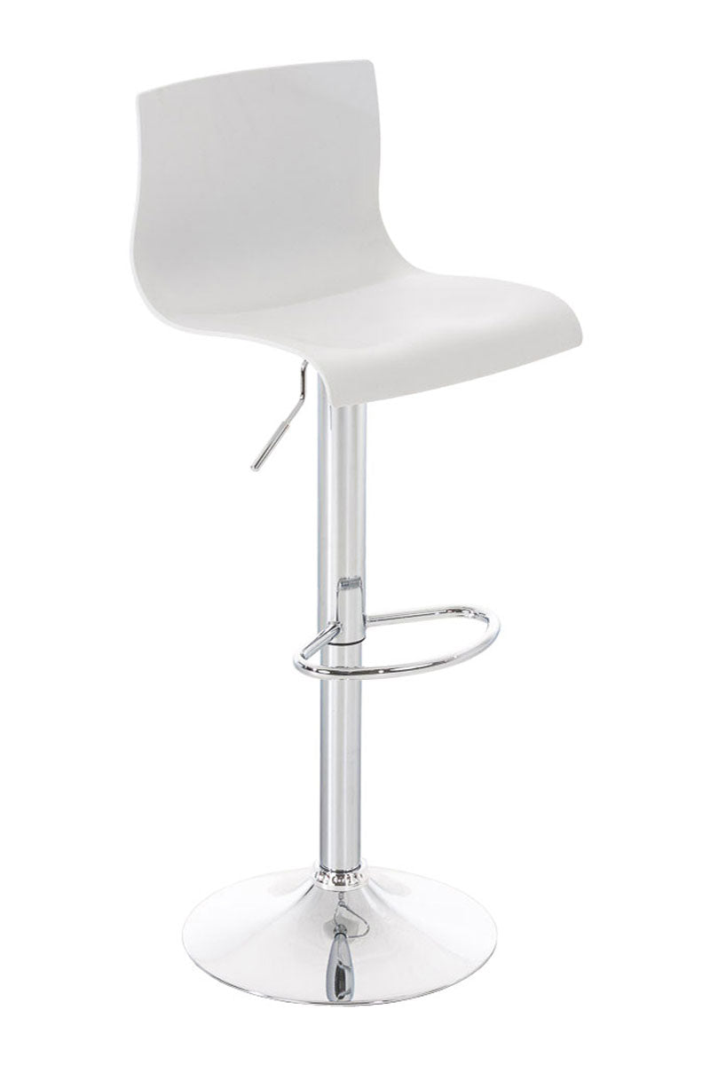 Barhocker 105 Kunststoff Weiß