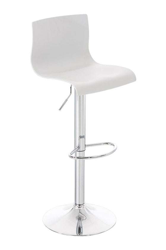 Barhocker 105 Kunststoff Weiß