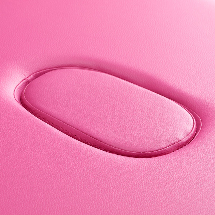Massageliege Klappbar Komfort Activ Fizjo 2 Zonen Aluminium Rosa-Schwarz - Bild 8