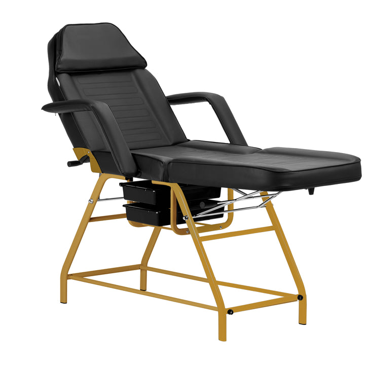 Kosmetikliege 557G mit Schalen Gold-Schwarz - Bild 2