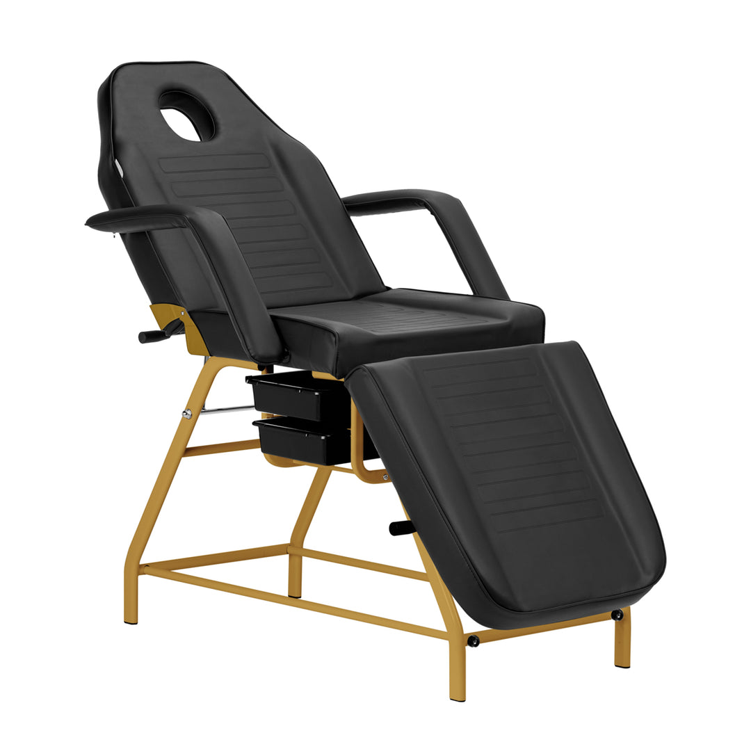 Kosmetikliege 557G mit Schalen Gold-Schwarz - Bild 3