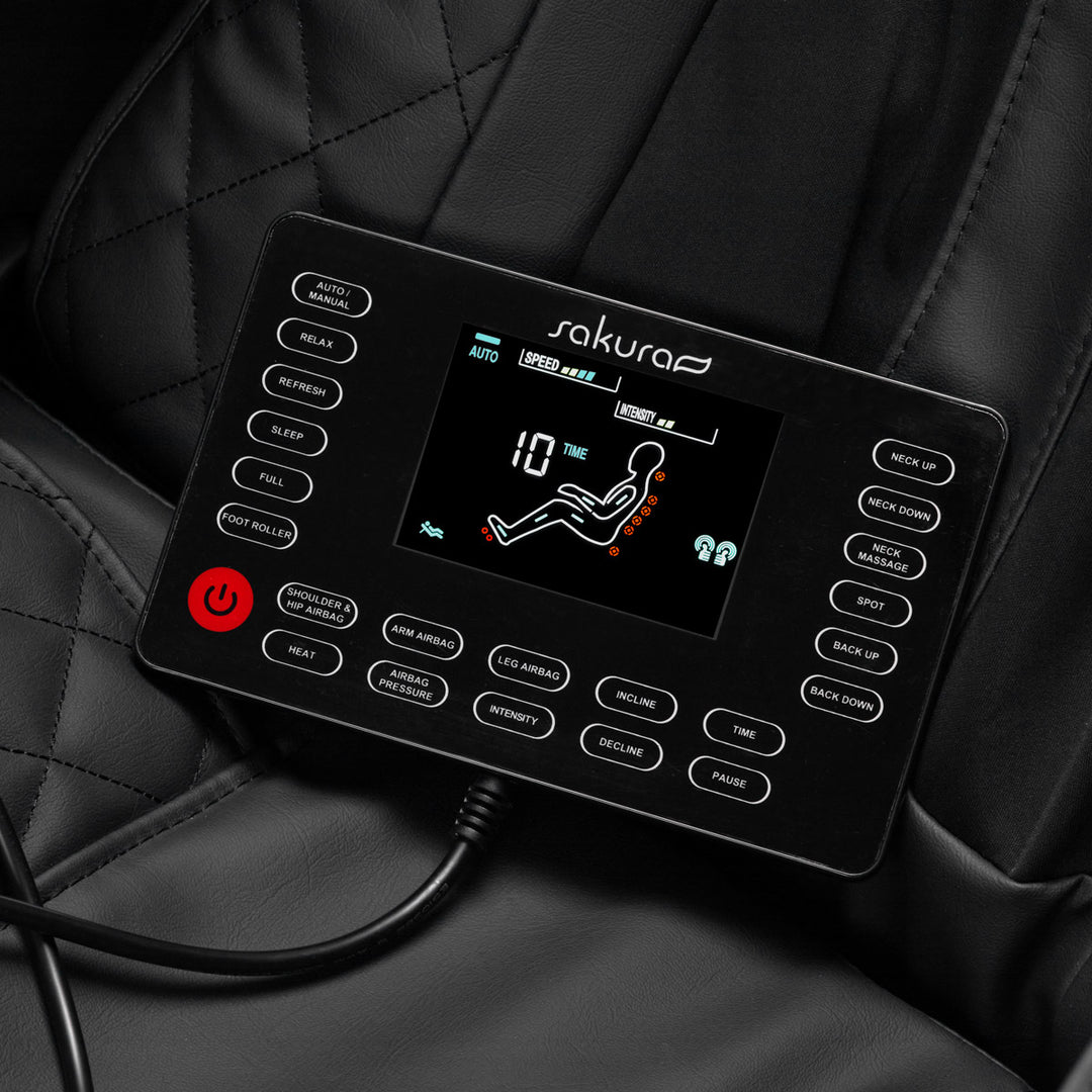 Massagesessel Elektrisch Sakura Standard 801 Schwarz-Rot - Bild 9