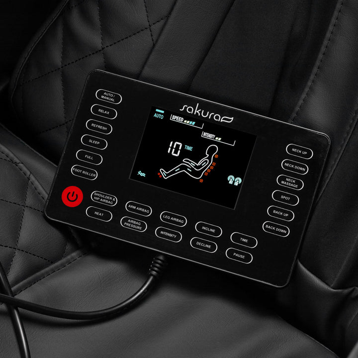 Massagesessel Elektrisch Sakura Standard 801 Schwarz-Rot - Bild 9