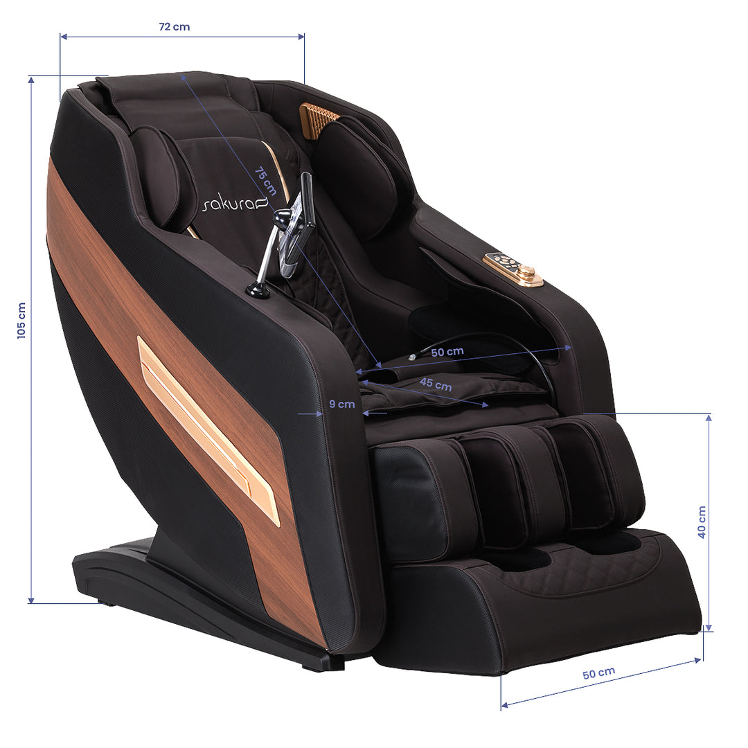 Massagesessel Elektrisch Sakura Classic 306A Braun - Bild 17
