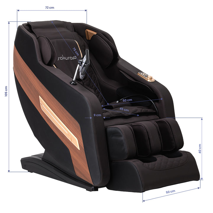 Massagesessel Elektrisch Sakura Classic 306A Braun - Bild 17