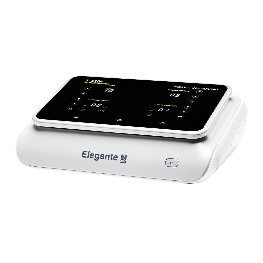 Pressotherapie Gerät Elegante Platinum T8108 mit Infrarot und EMS Weiß