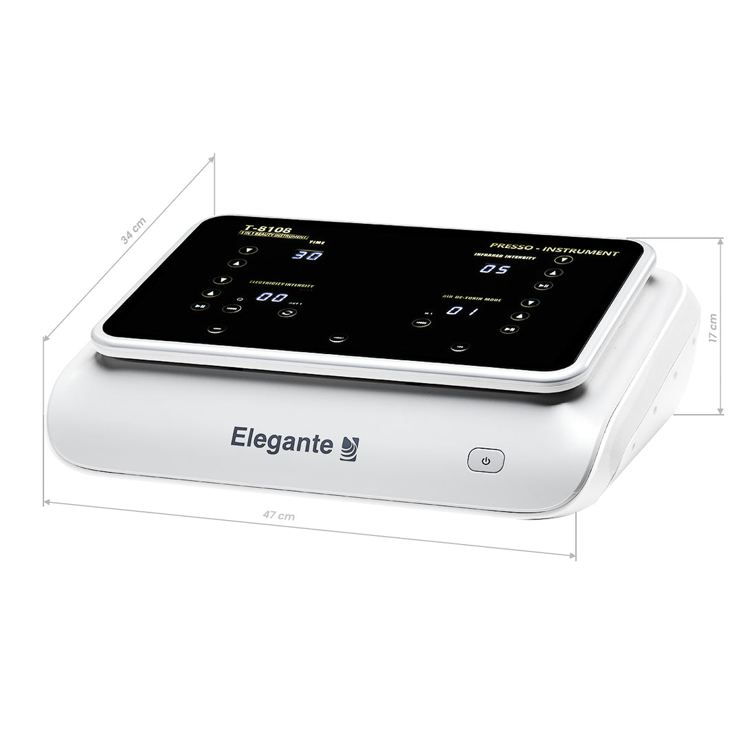 Pressotherapie Gerät Elegante Platinum T8108 mit Infrarot und EMS Weiß - Bild 14