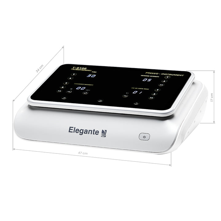 Pressotherapie Gerät Elegante Platinum T8108 mit Infrarot und EMS Weiß - Bild 14
