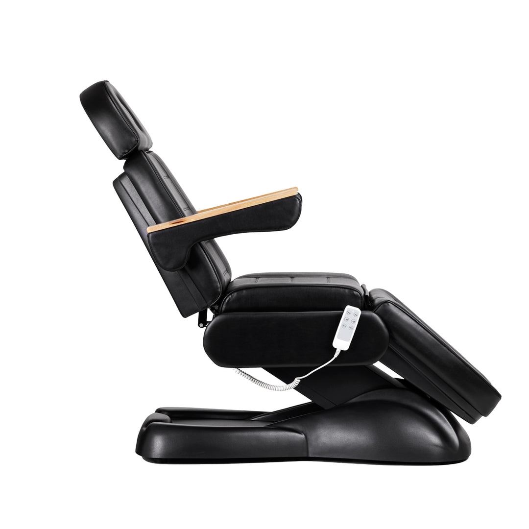 Elektrische Kosmetikliege Sillon Lux 273B 3 Motoren mit Hocker Schwarz - Bild 3