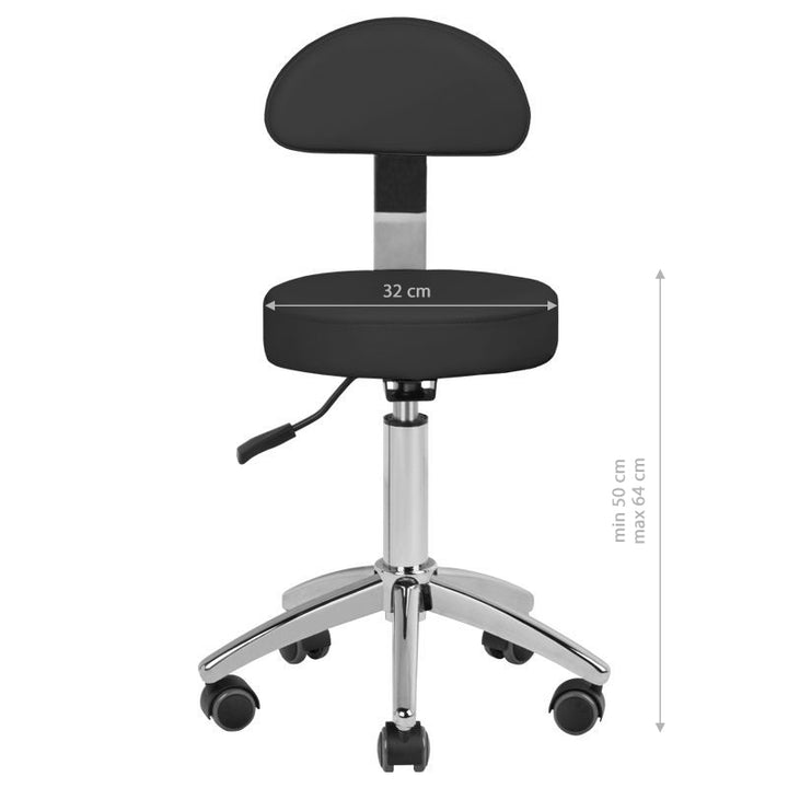 Elektrische Kosmetikliege Sillon Lux 273B 3 Motoren mit Hocker Schwarz - Bild 19