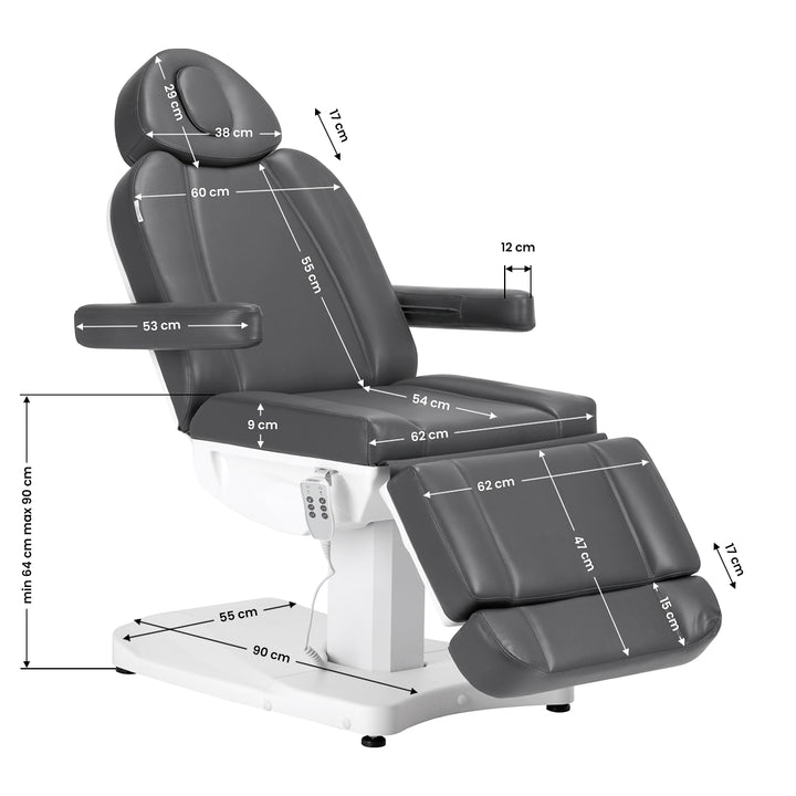 Elektrische Kosmetikliege Azurro 803D mit 3 Motoren Grau - Bild 24