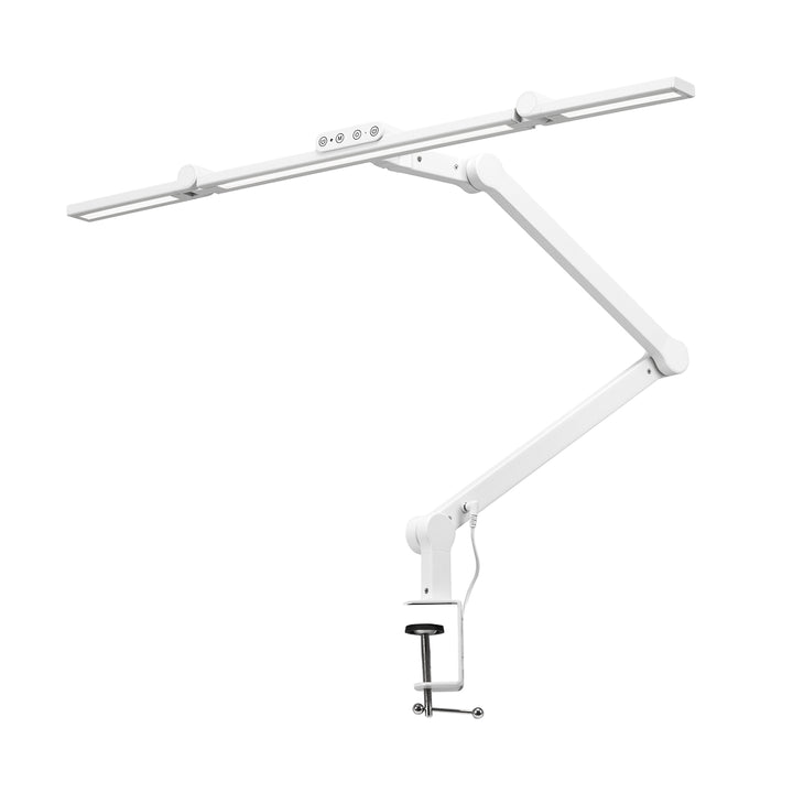 LED-Lampe mit Klemme und einstellbarer Farb- und Lichtintensität Glow L03 Weiß
