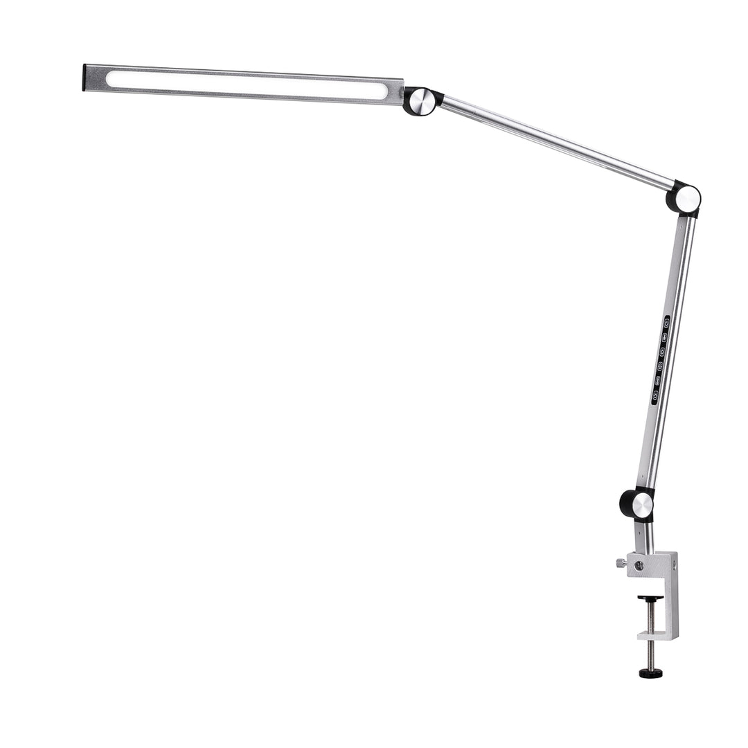 LED-Lampe mit Stativ und einstellbarer Farb- und Lichtintensität Yoga 22W Silber - Bild 4