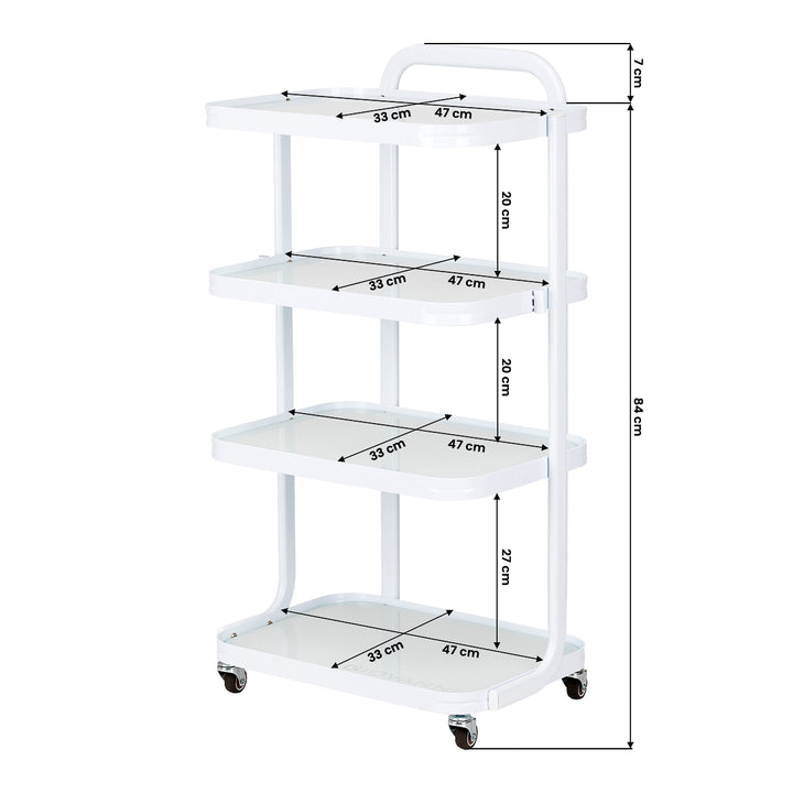 Kosmetikwagen Giovanni H6702 Weiß - Bild 9