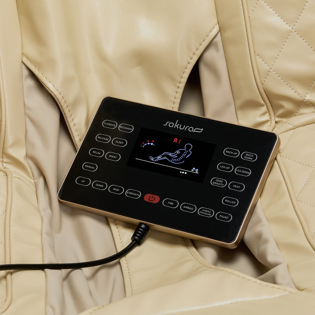 Massagesessel Elektrisch Sakura Comfort Plus 806 Beige-Braun - Bild 14