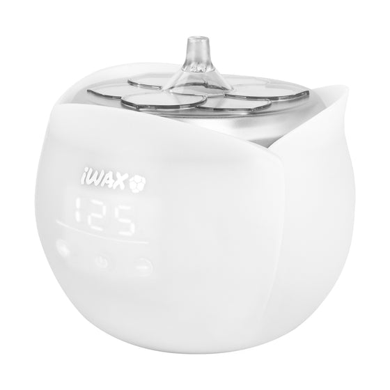Wachswärmer Dose iWax Flower Weiß