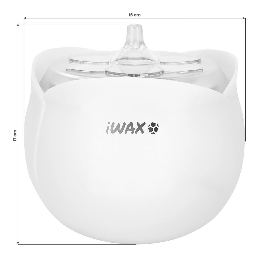 Wachswärmer Dose iWax Flower Weiß - Bild 8