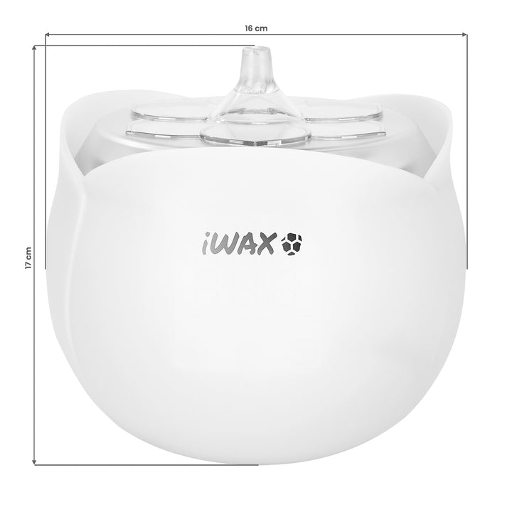 Wachswärmer Dose iWax Flower Weiß - Bild 8
