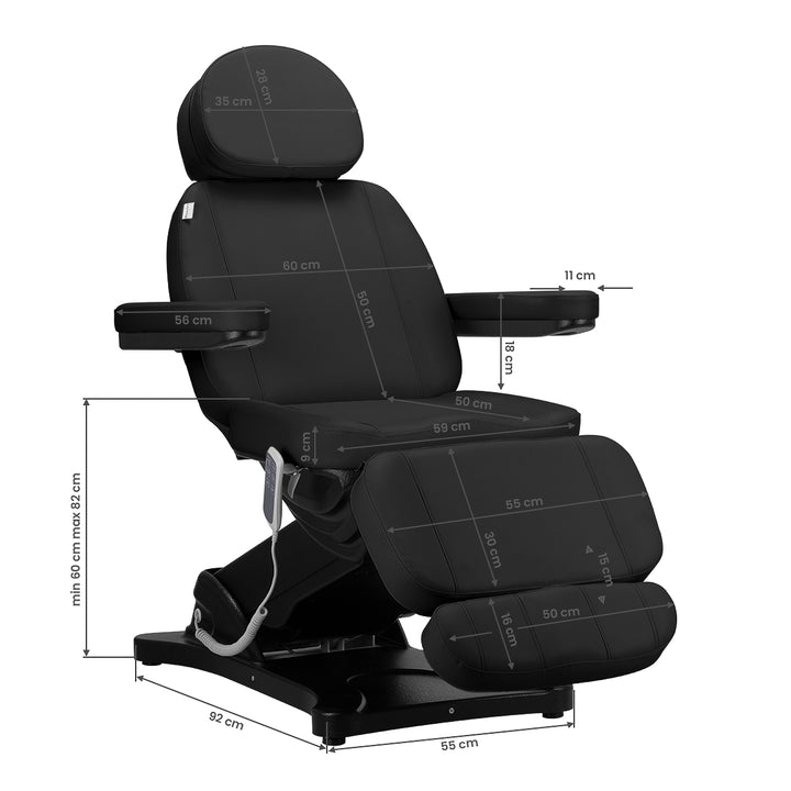 Elektrische Kosmetikliege Sillon Classic 3 Motoren Schwarz - Bild 18