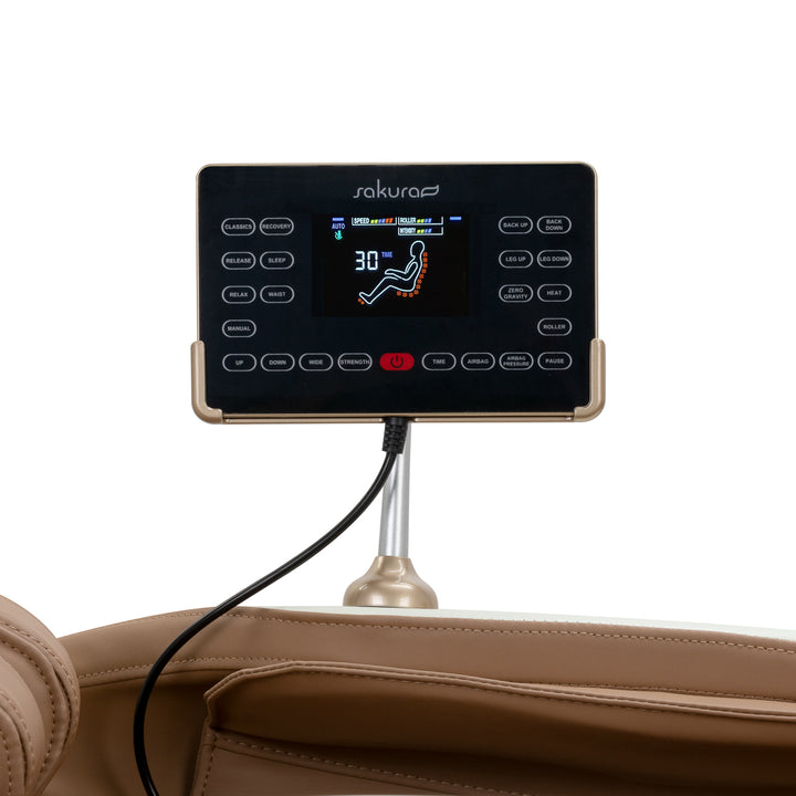 Massagesessel Elektrisch Sakura Luxury 808 Weiß-Beige - Bild 11