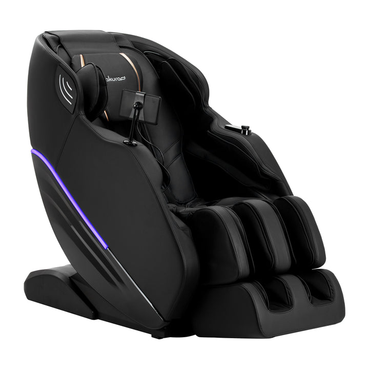 Massagesessel Elektrisch Sakura Maximus 809 3D Schwarz