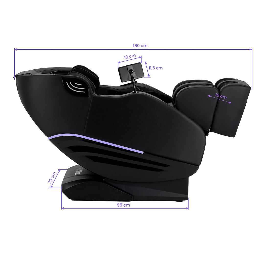 Massagesessel Elektrisch Sakura Maximus 809 3D Schwarz - Bild 24