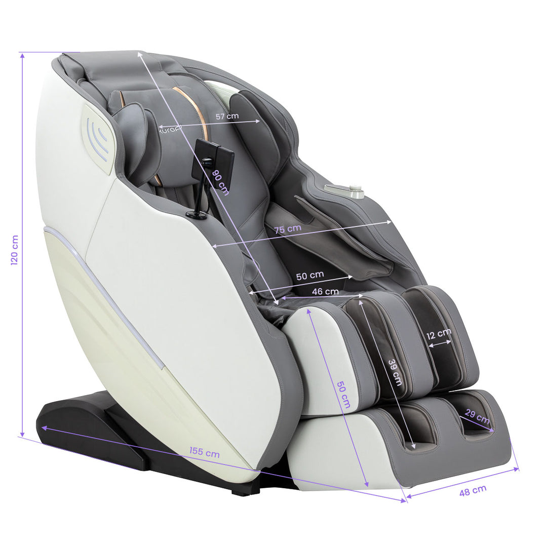 Massagesessel Elektrisch Sakura Maximus 809 3D Weiß - Bild 19