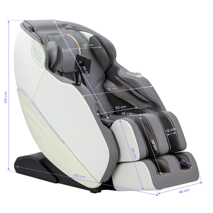 Massagesessel Elektrisch Sakura Maximus 809 3D Weiß - Bild 19