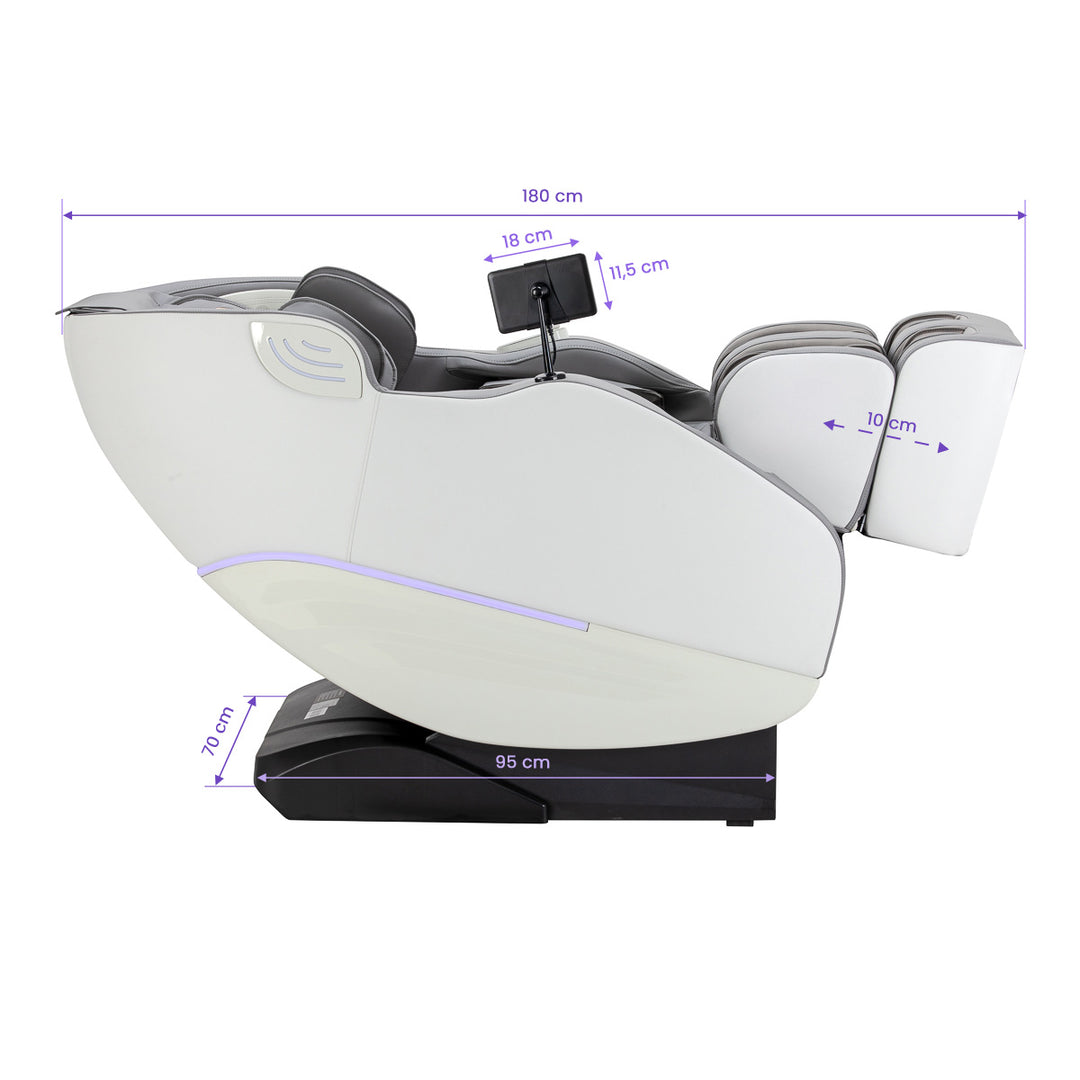 Massagesessel Elektrisch Sakura Maximus 809 3D Weiß - Bild 20