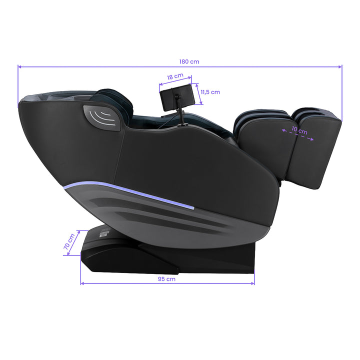 Massagesessel Elektrisch Sakura Maximus 809 3D Blau - Bild 23