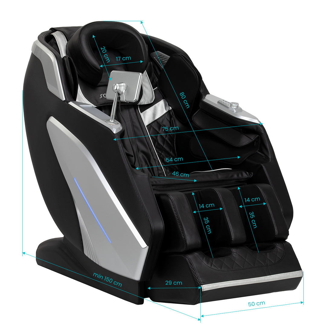 Massagesessel Elektrisch Sakura Prime 108 Schwarz - Bild 17