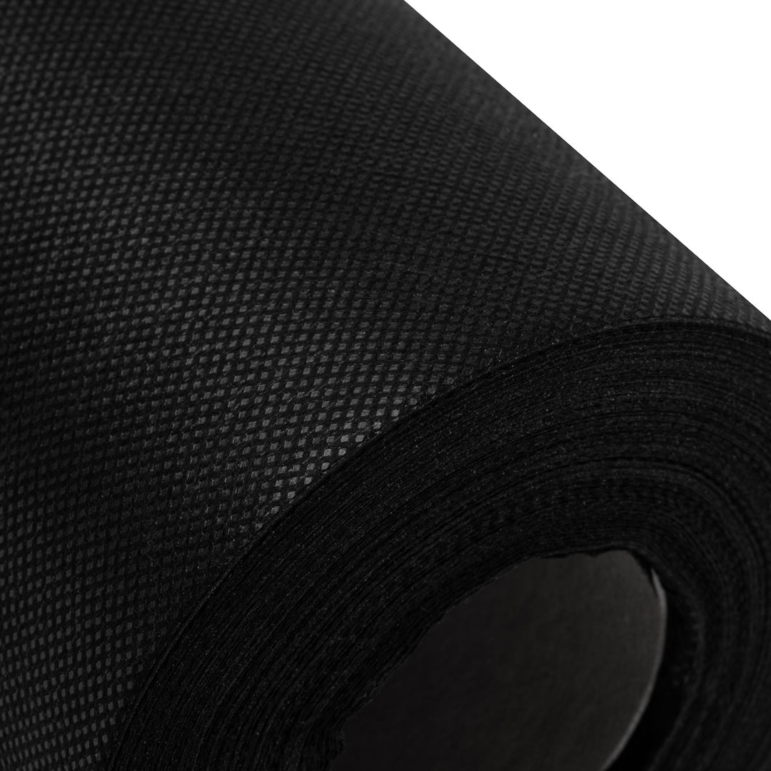 Ärztekrepp auf Rolle Polyester Schwarz 50 m x 80 cm - Bild 2