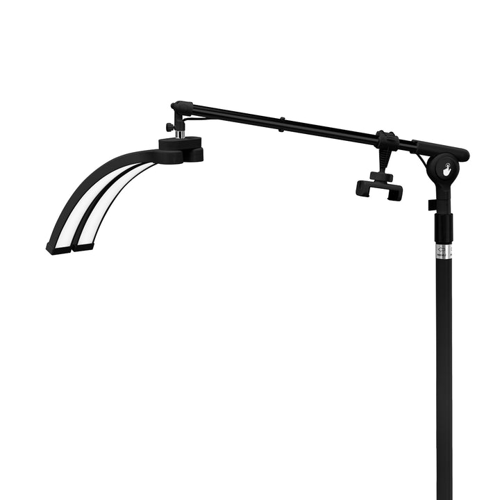 Wimpernlampe LED mit Stativ und einstellbarer Farb- und Lichtintensität Glow Schwarz - Bild 4