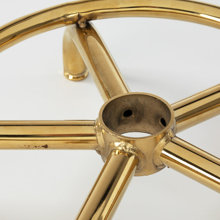 Sattelhocker mit Rückenlehne 6001 Gold-Schwarz - 2nd tier - Bild 6