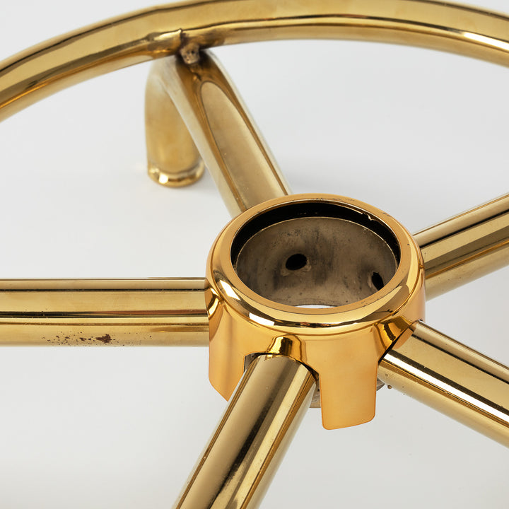 Sattelhocker mit Rückenlehne 6001 Gold-Schwarz - 2nd tier - Bild 7