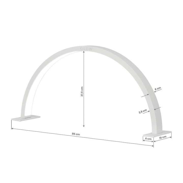 Manikurelampe LED mit einstellbarer Lichtintensität Glow Arche II Grau - Bild 7