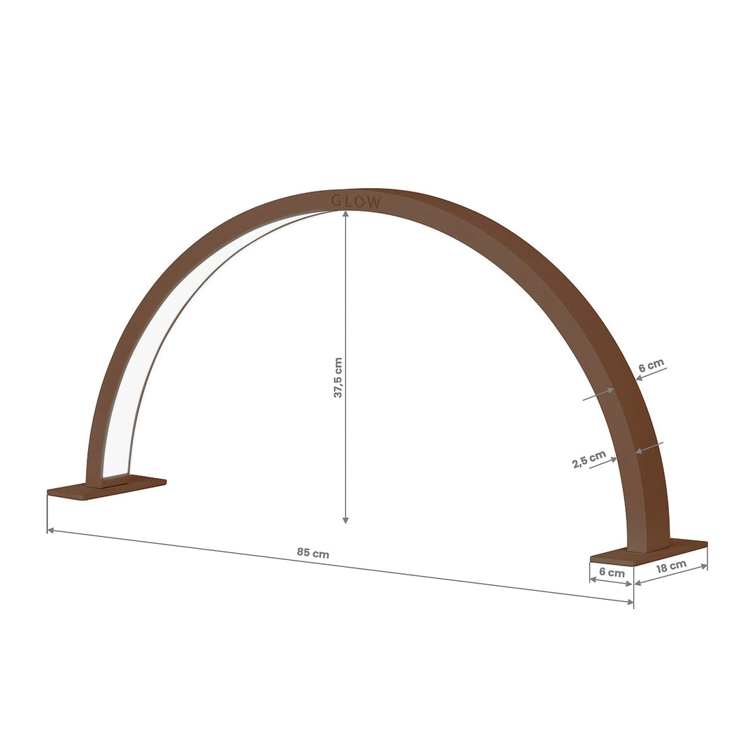 Manikurelampe LED mit einstellbarer Lichtintensität Glow Arche II Braun - Bild 7