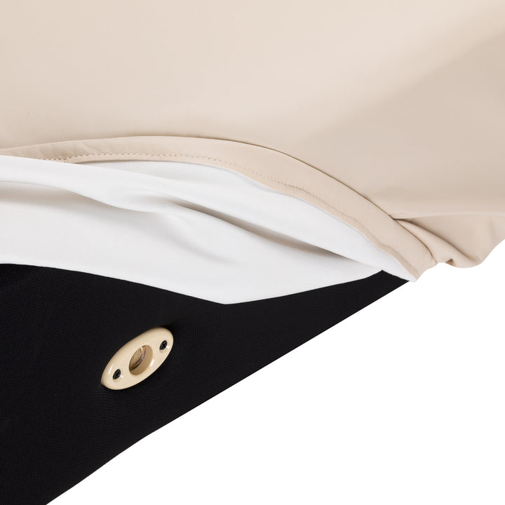 Massageliege Elektrisch Sillon Siesta Creme-Schwarz - Bild 14