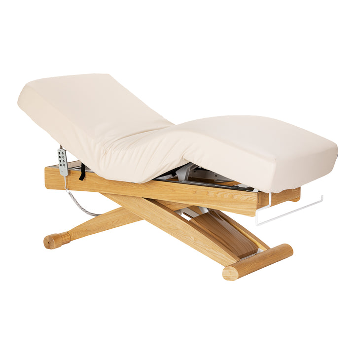 Massageliege Elektrisch Sillon Siesta Creme-Hellbraun