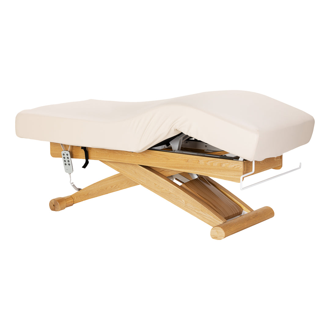Massageliege Elektrisch Sillon Siesta Creme-Hellbraun - Bild 2
