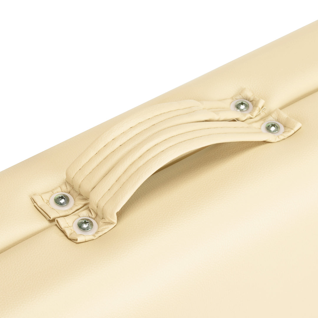 Massageliege Klappbar Aluminium Balance 2 Zonen Creme - Bild 12
