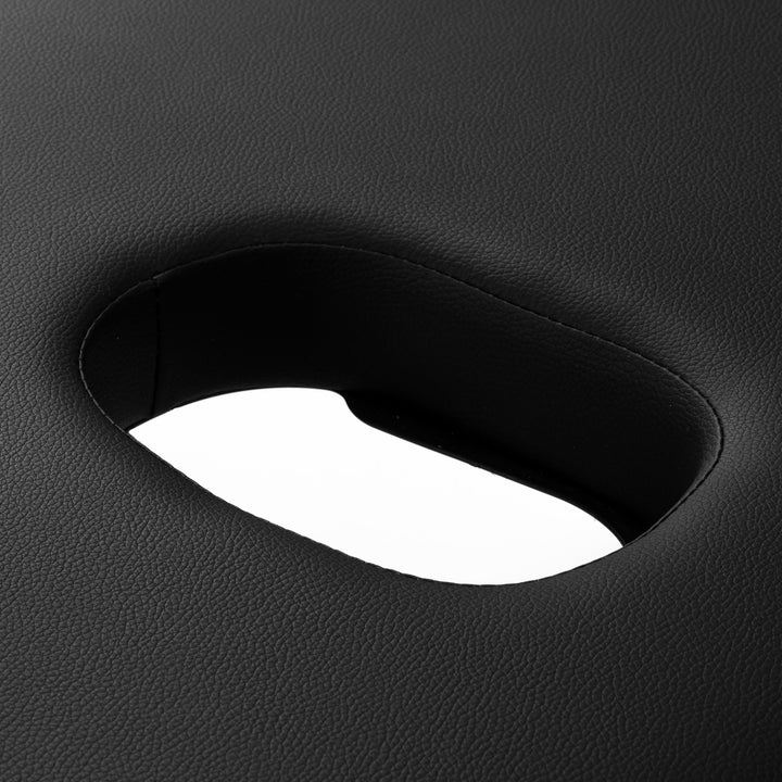 Massageliege Klappbar Aluminium Balance 2 Zonen Schwarz - Bild 9