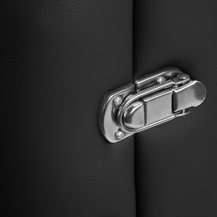 Massageliege Klappbar Aluminium Balance 2 Zonen Schwarz - Bild 13