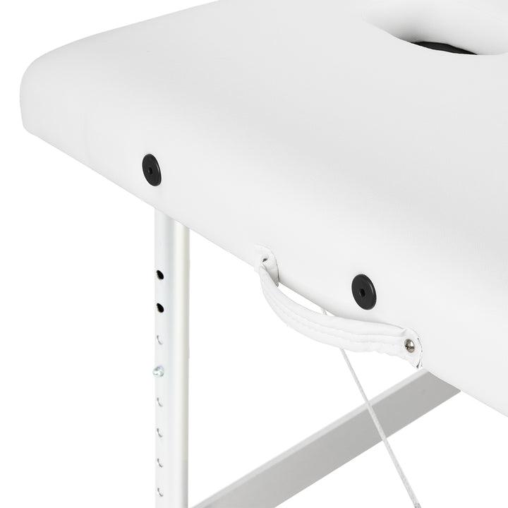 Massageliege Klappbar Aluminium Balance 3 Zonen Weiß - Bild 8