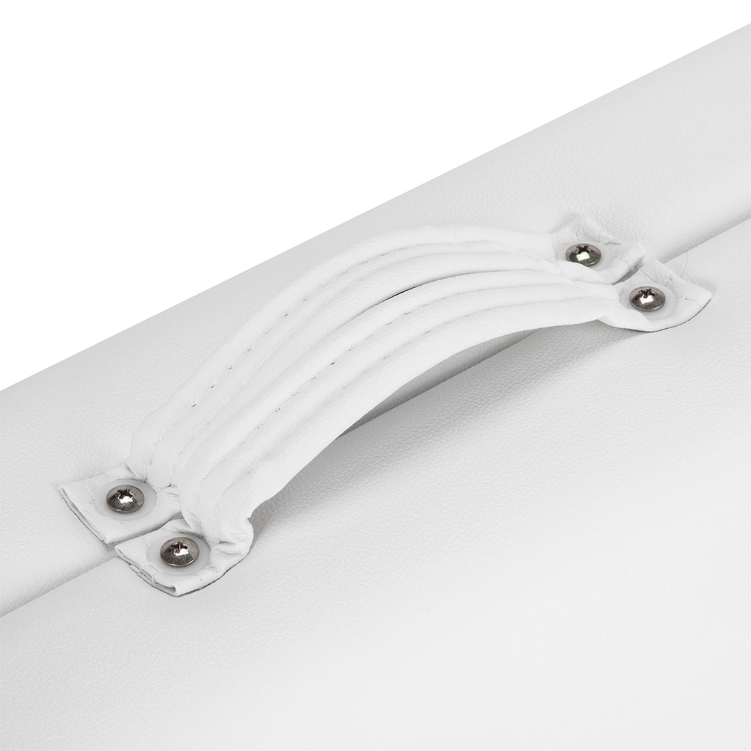 Massageliege Klappbar Aluminium Balance 3 Zonen Weiß - Bild 14