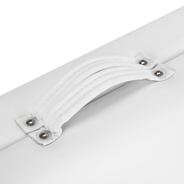 Massageliege Klappbar Aluminium Balance 3 Zonen Weiß - Bild 14